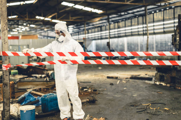 Professional Infectious Disease Decontamination technician working in Bartlett, IL